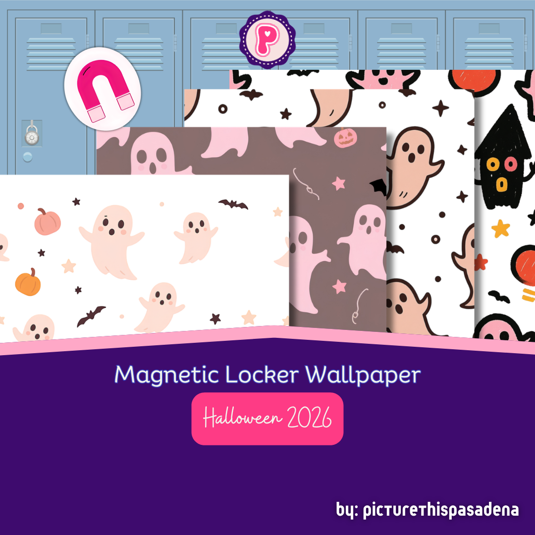 Magnetic Locker Wallpaper - Halloween 2026 | 2 Sheets