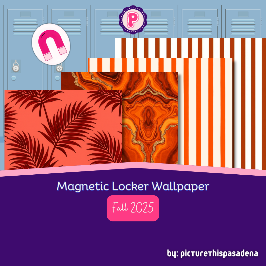Magnetic Locker Wallpaper - Fall 2025 Collection