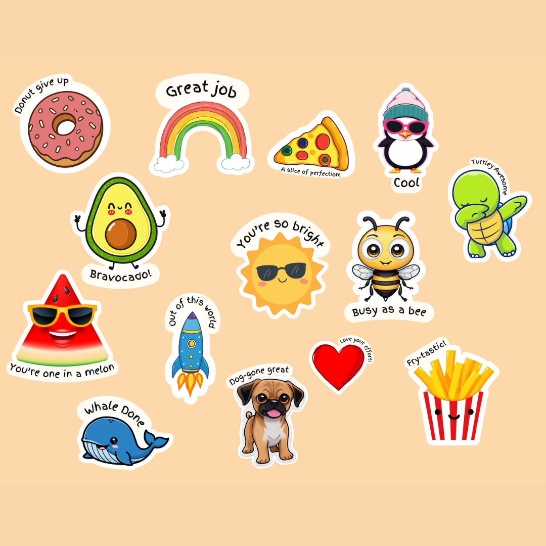 Teacher Motivational Stickers for Students - Inspirational