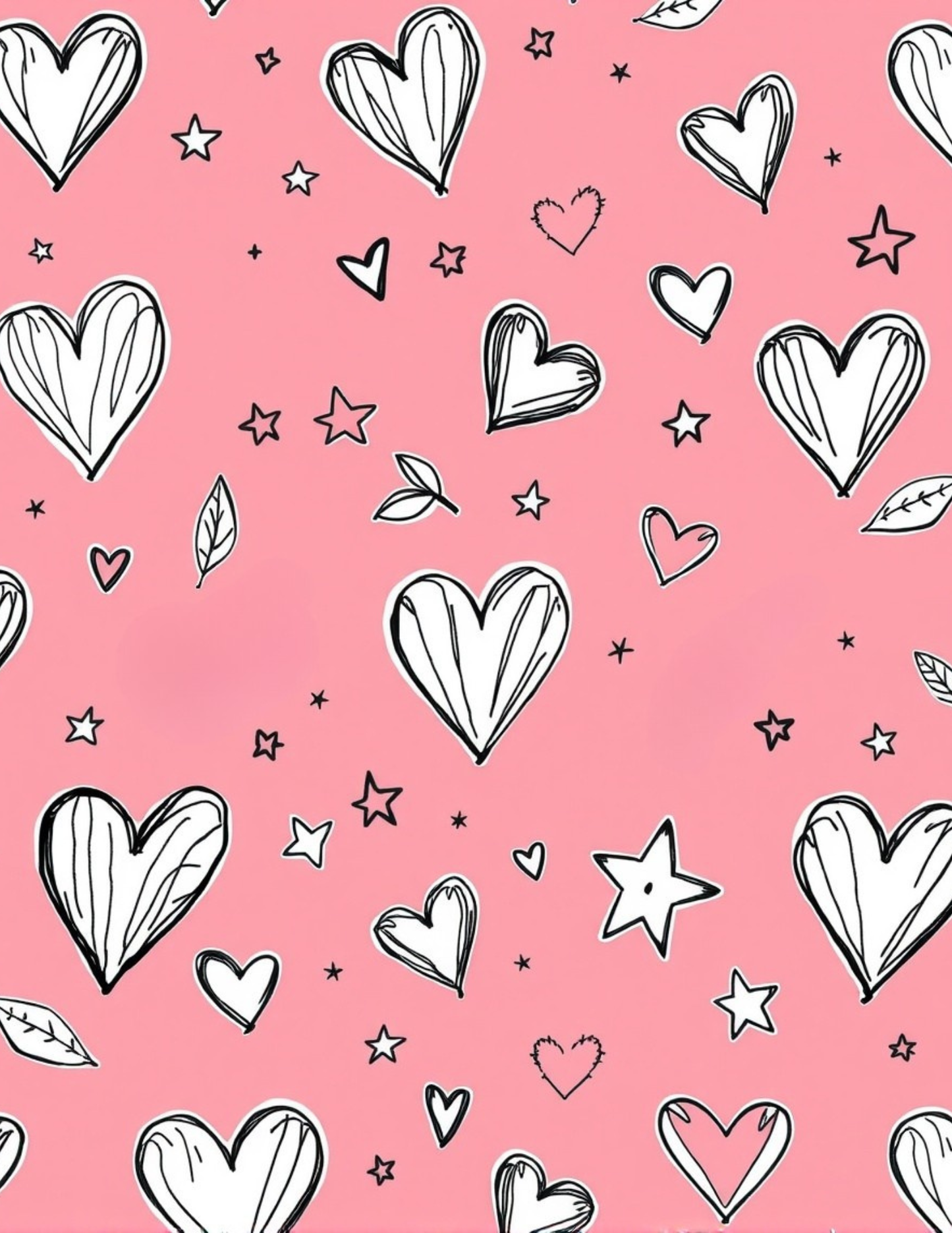 Magnetic Locker Wallpaper - Heart Collection