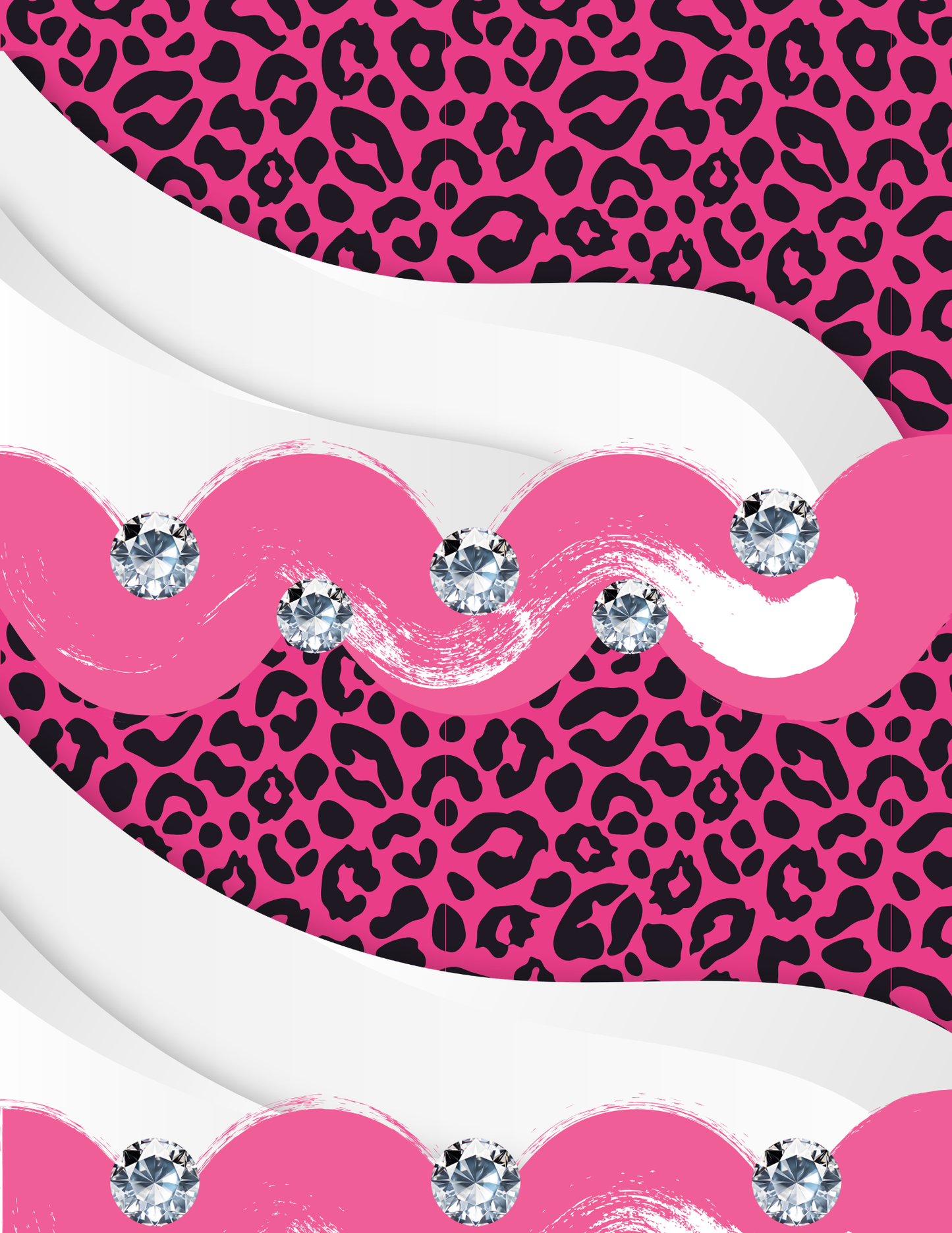 Magnetic Locker Wallpaper - Colorful Animal Prints | 8 Sheets