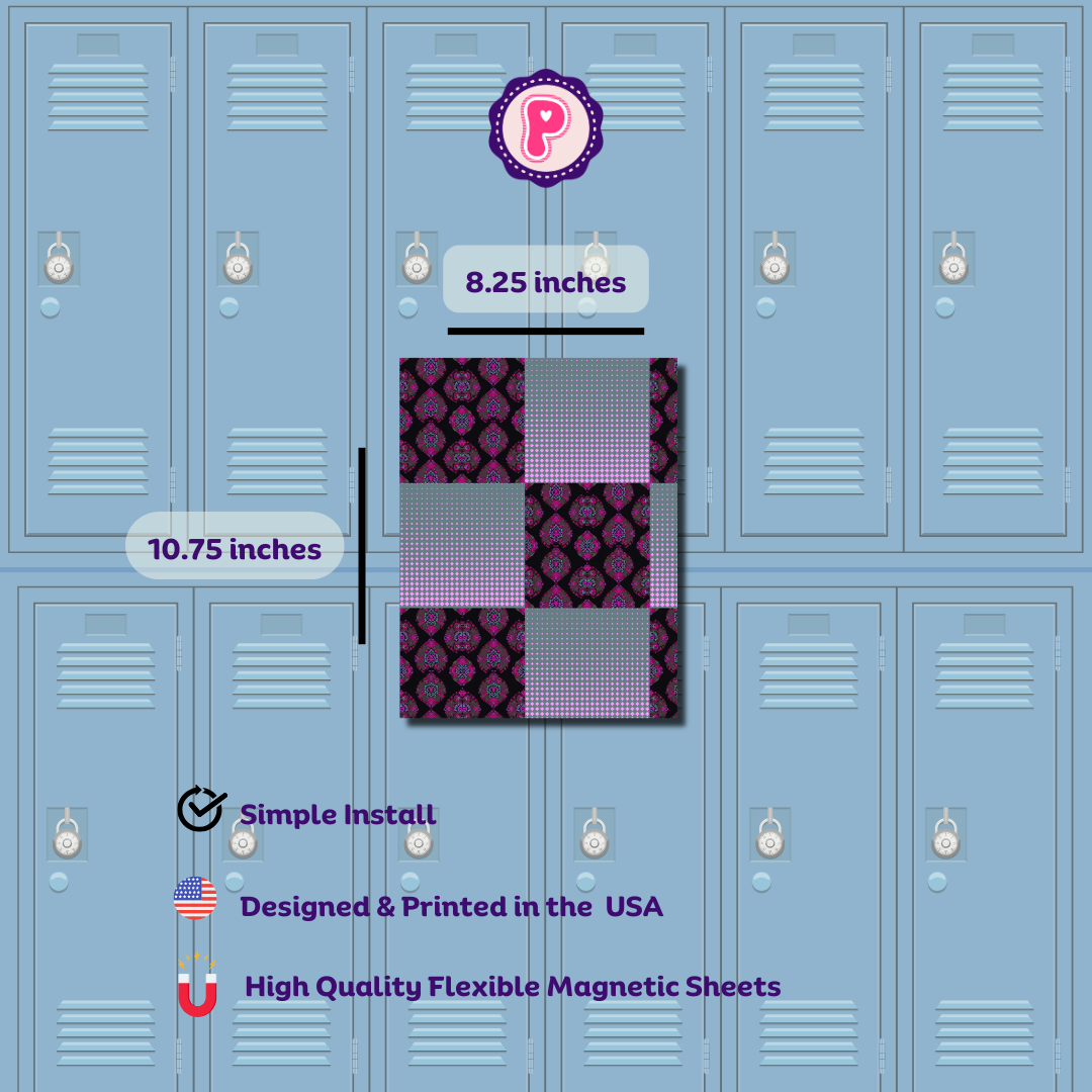 Magnetic Locker Wallpaper - Retro Vibes