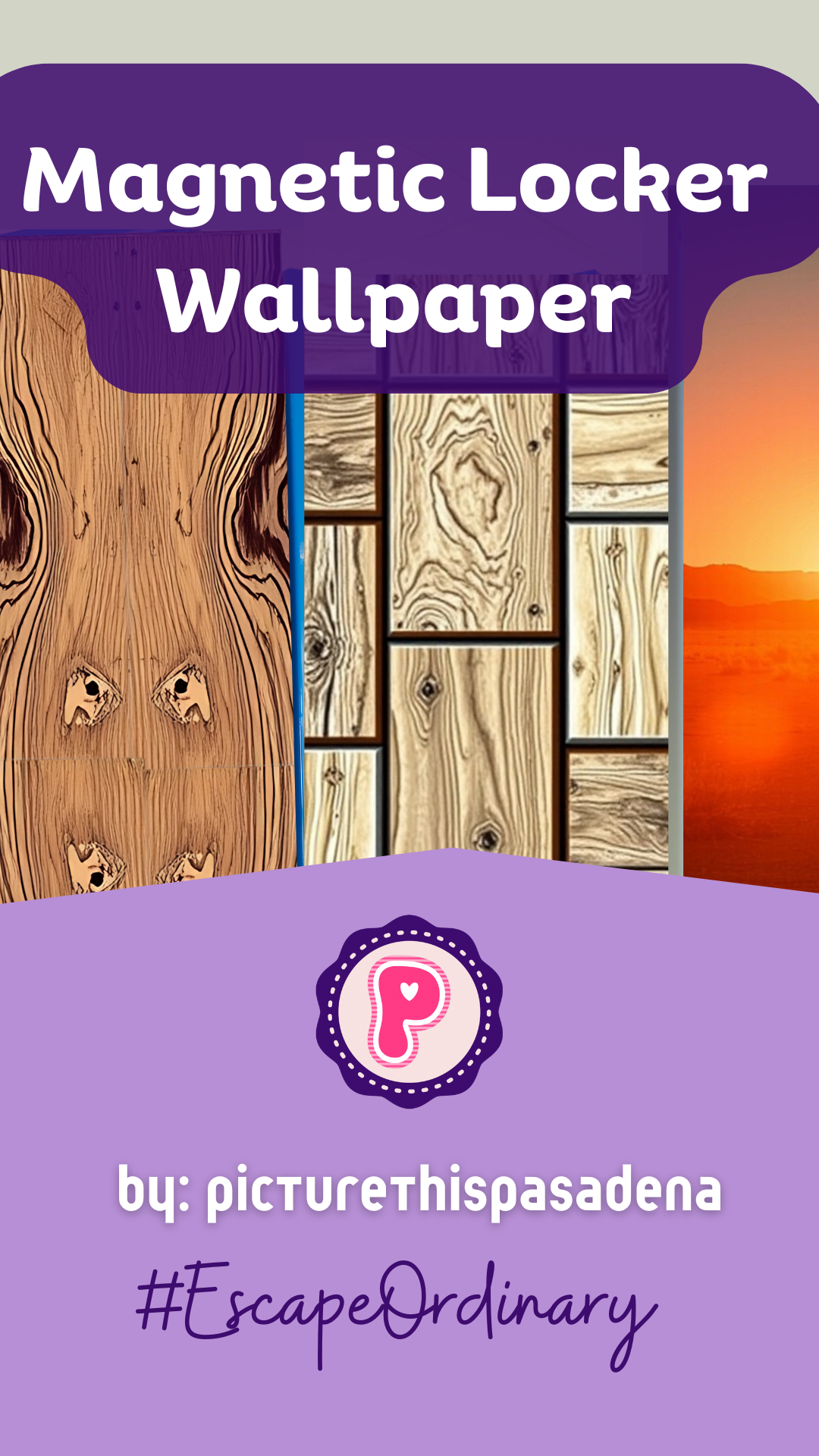 Magnetic Locker Wallpaper Back To School 2 Collection
