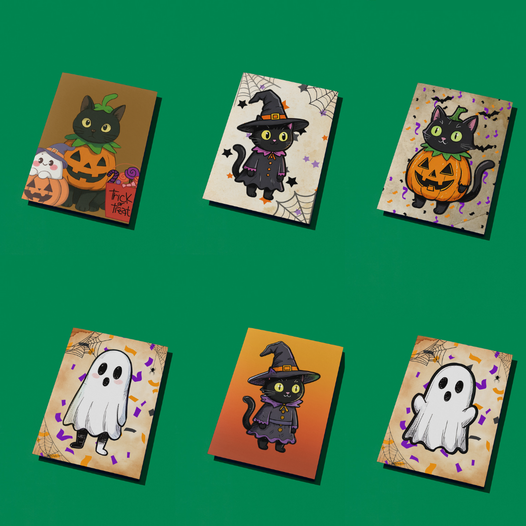 4X6 Art Print | Cats in Costume | Postcard
