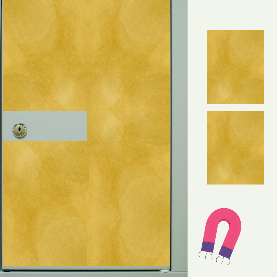 Magnetic Locker Wallpaper - Solid Colors | 2 Sheets