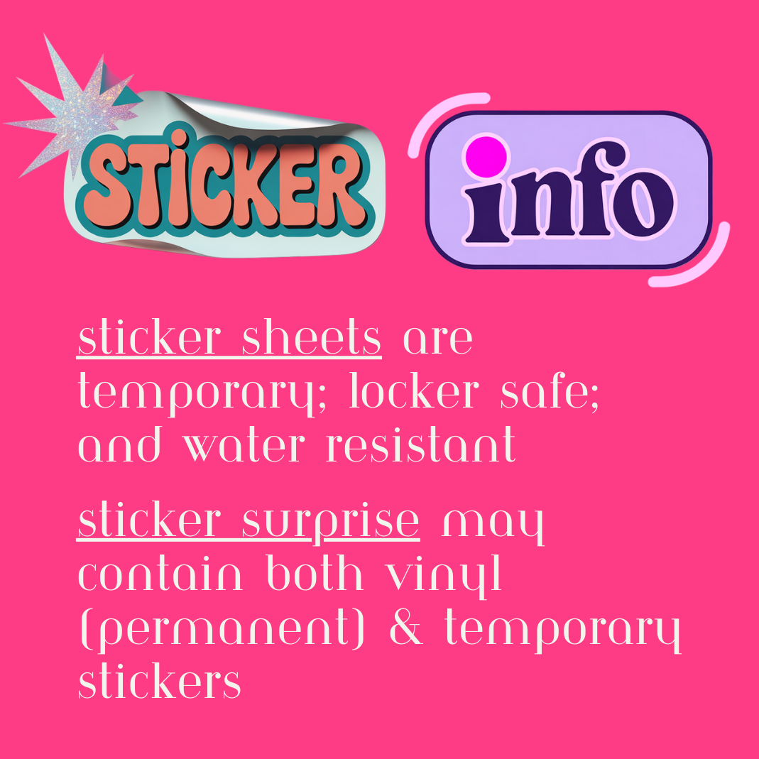 MONTHLY STICKER SUBSCRITPTION
