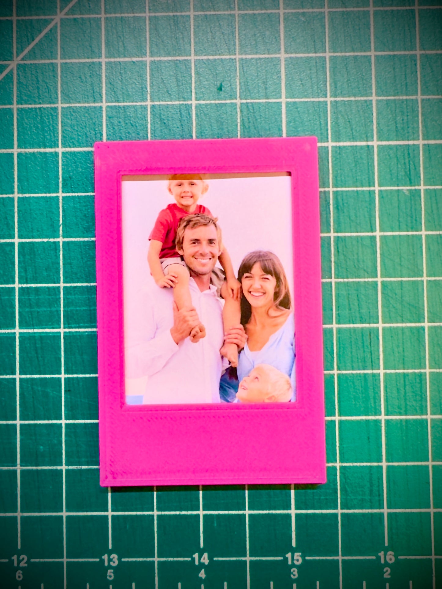 Polaroid Picture Magnet Kitchen Decor Frame for Fridge - NFC Tag Option | 2 Pack