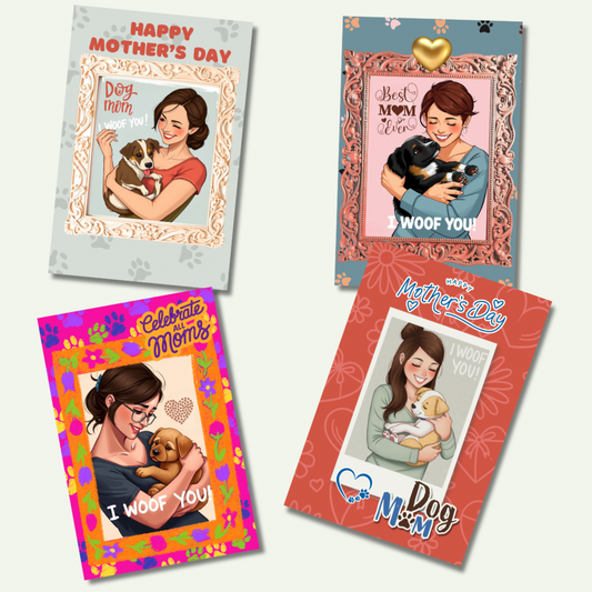 Dog Mom “I Woof You!” Mother’s Day Card
