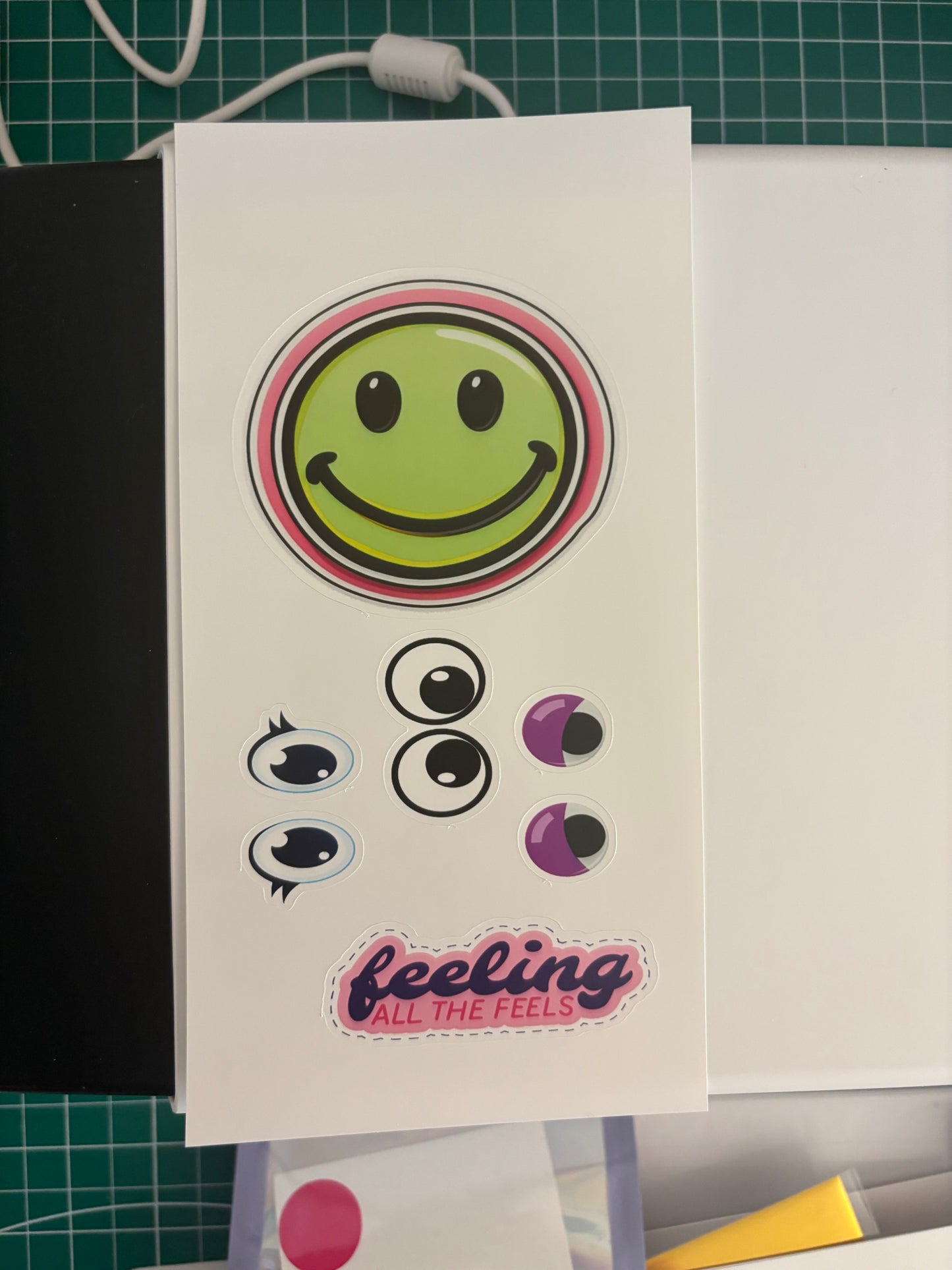 Extra Large Emoji Stickers With Eyes