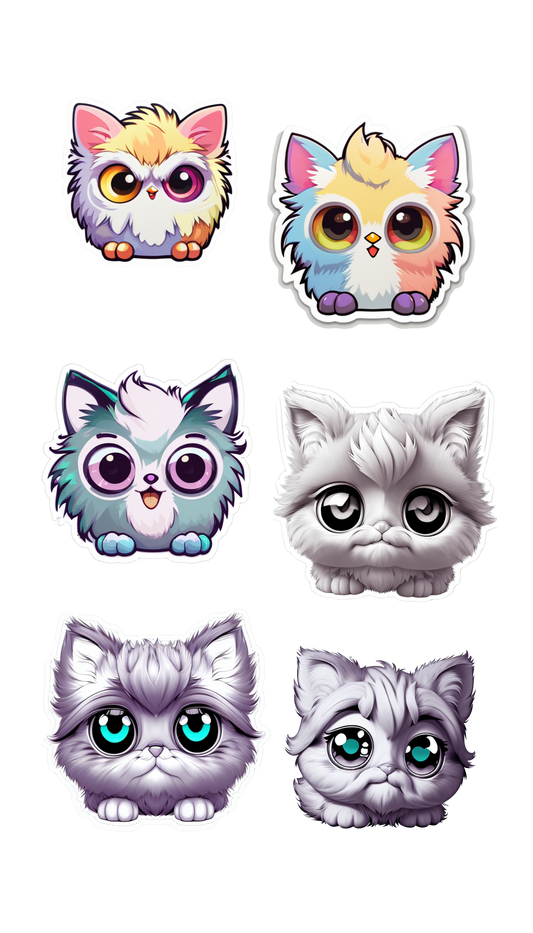 Furbittens All Characters Sticker Sheets