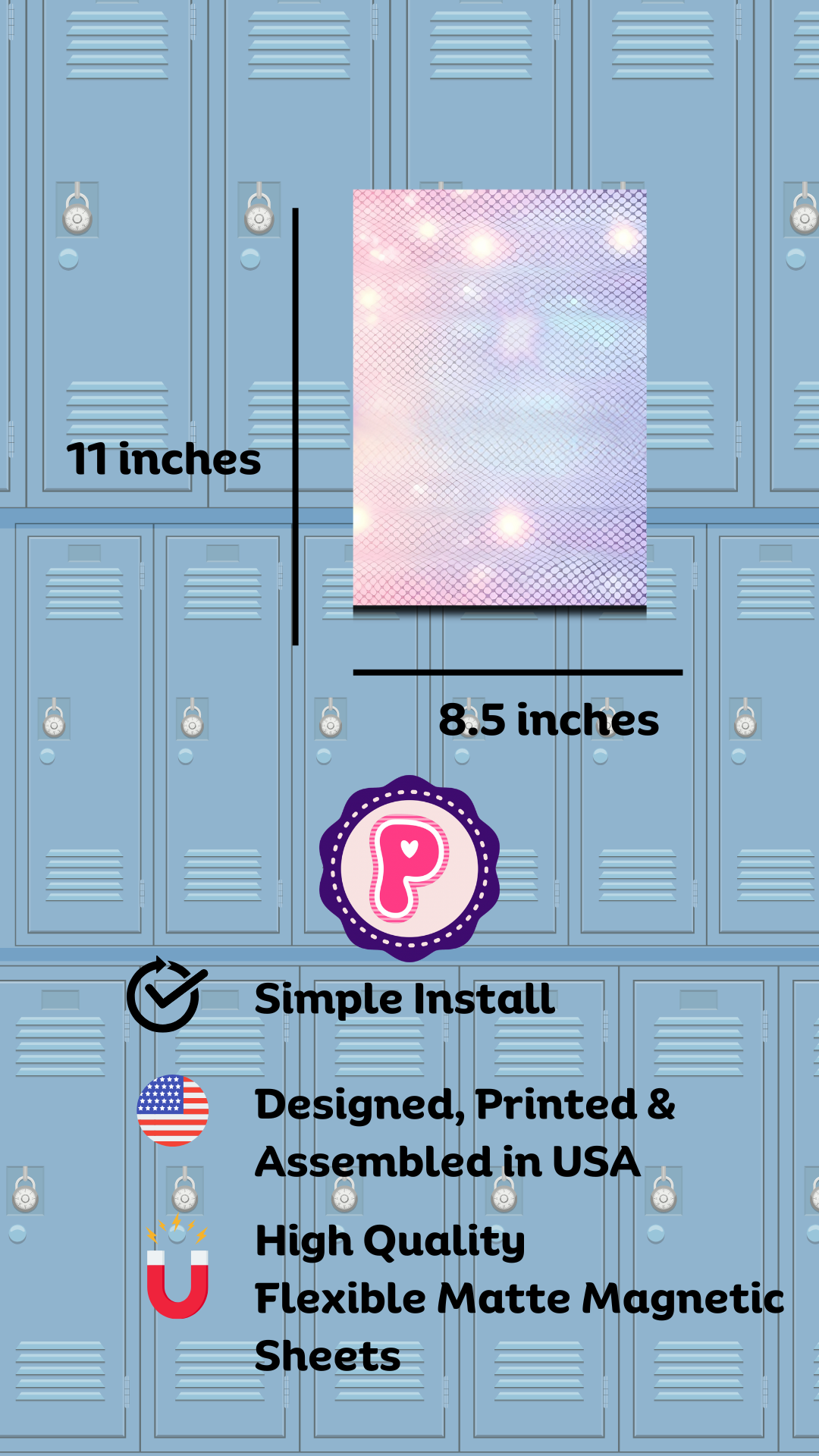 Magnetic Locker Wallpaper - Snake