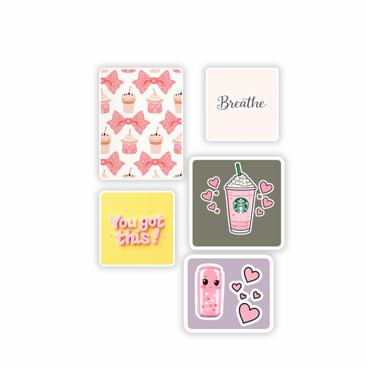 Cute Girly Vinyl Stickers