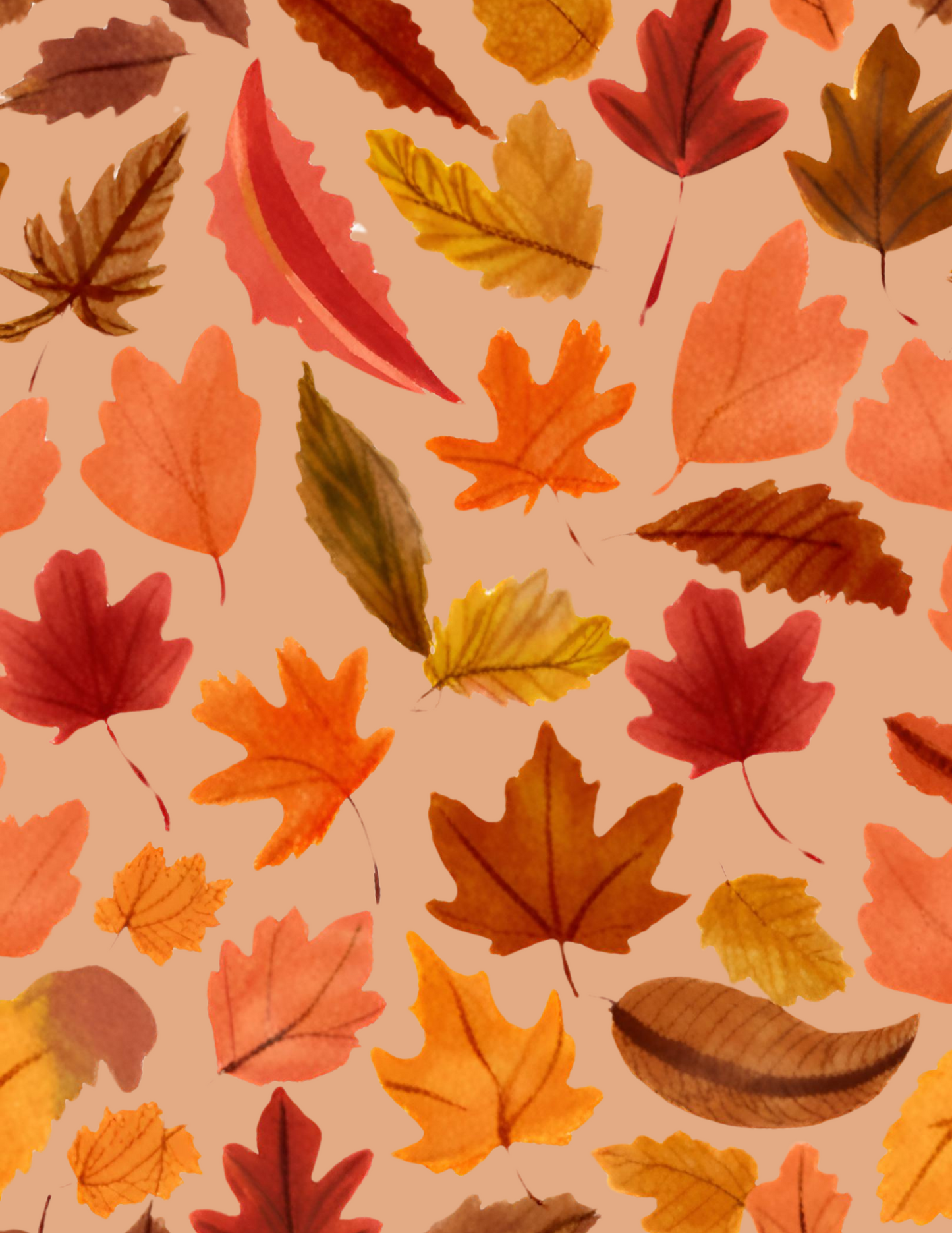 Magnetic Locker Wallpaper - Fall Patterns