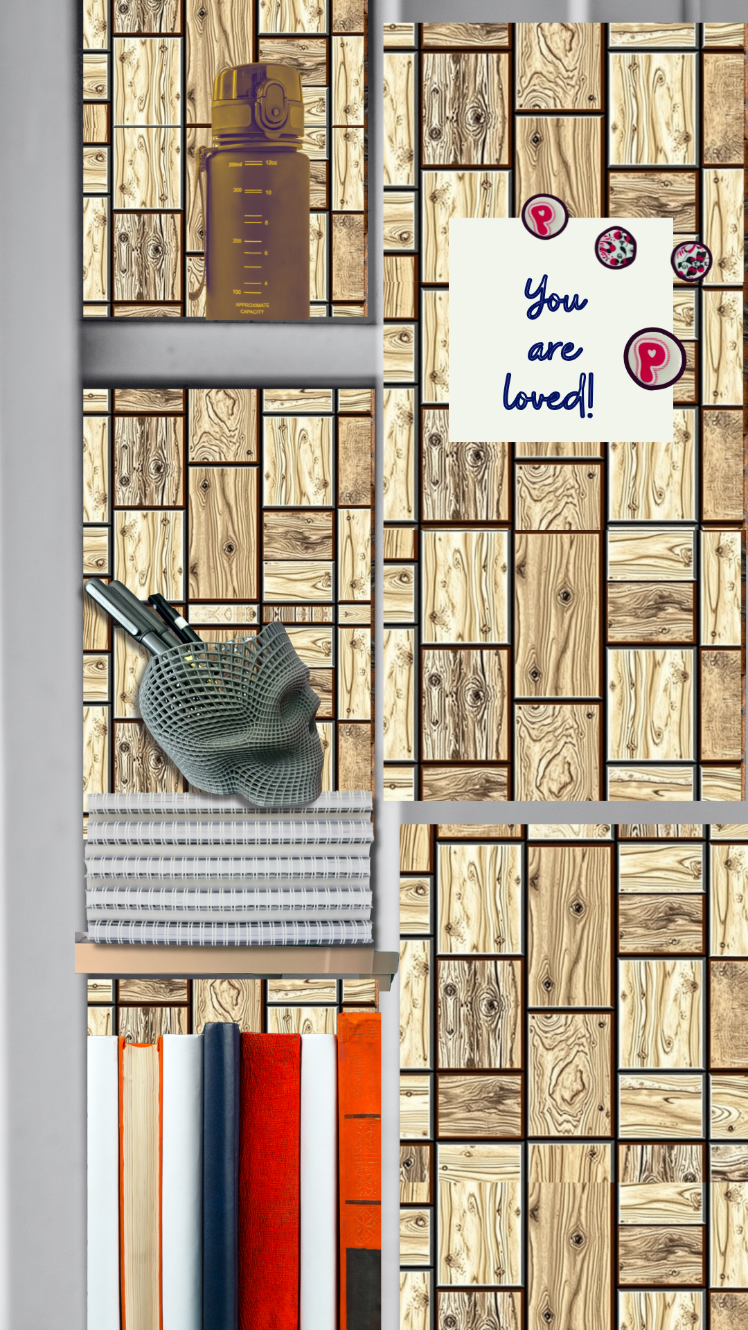 Magnetic Locker Wallpaper Back To School 2 Collection