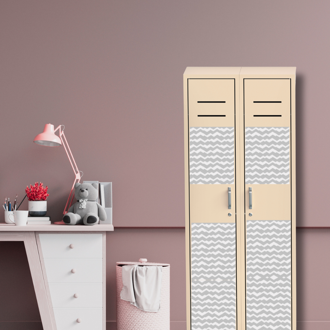 Magnetic Locker Wallpaper - New Chevron Collection - For Home Office, School or Work