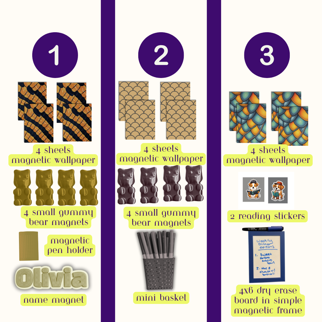 Snakes and Scales Magnetic Locker Set
