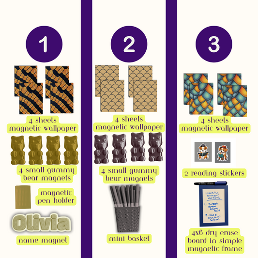 Snakes and Scales Magnetic Locker Set
