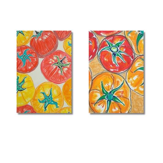 Mini Tomato Prints - Set of 2