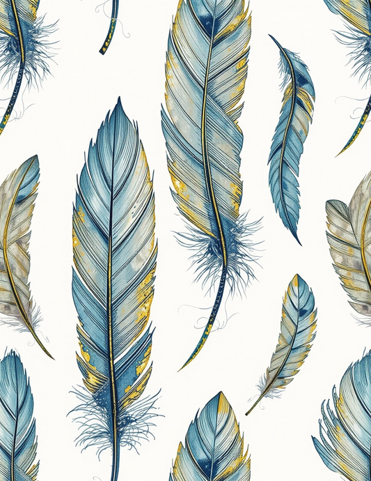 Magnetic Locker Wallpaper - Feathers