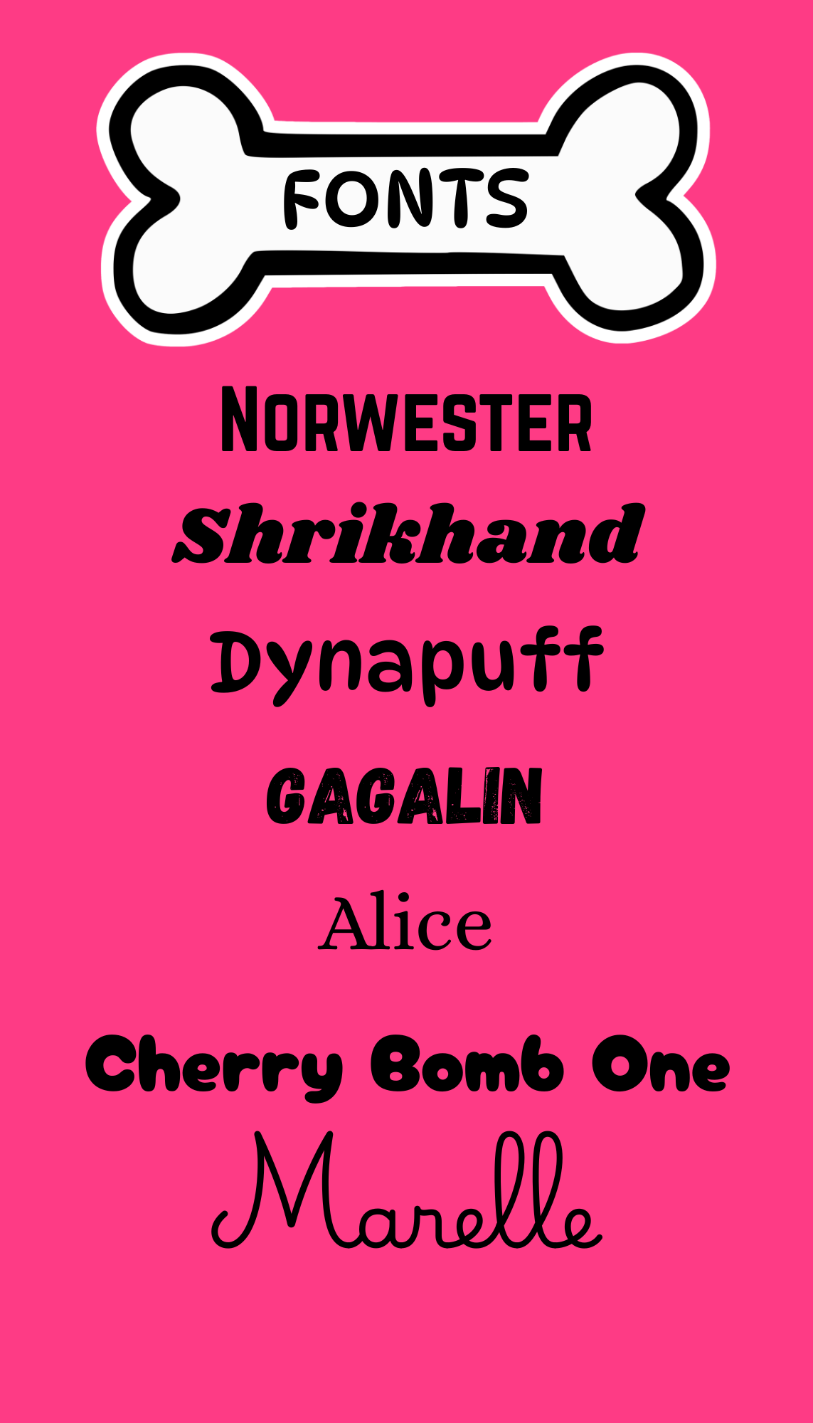 Custom Pet Name Bone Decal