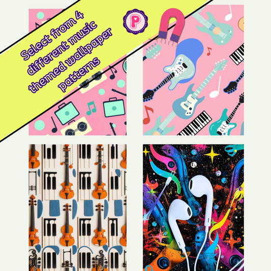 Locker Wallpaper Kit - Your Brand - The Musician