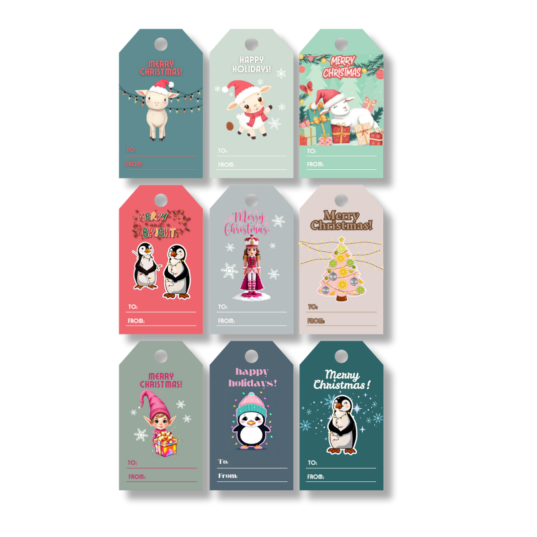 PictureThisPasadena Printed & Shipped Christmas Tags