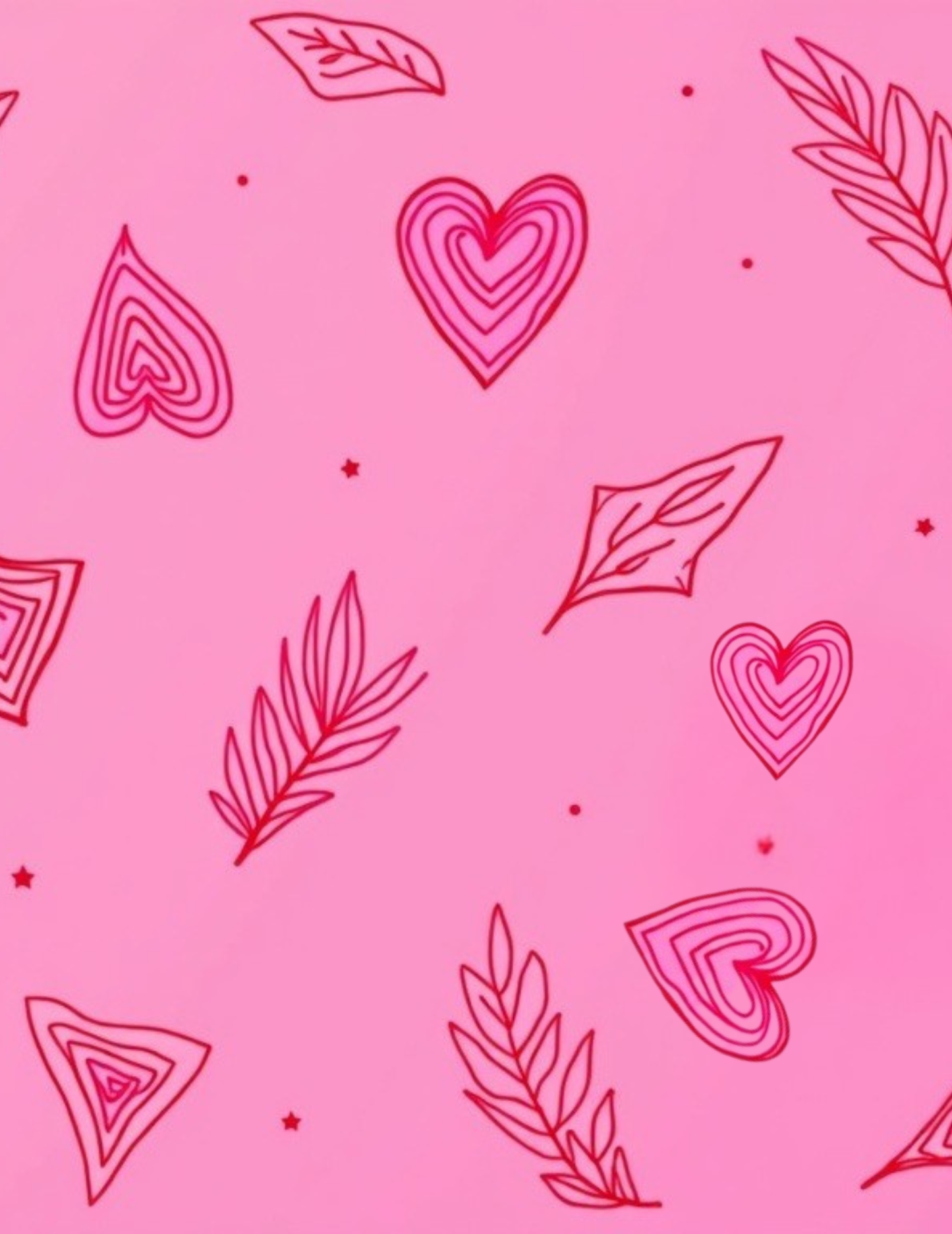 Magnetic Locker Wallpaper - Heart Collection