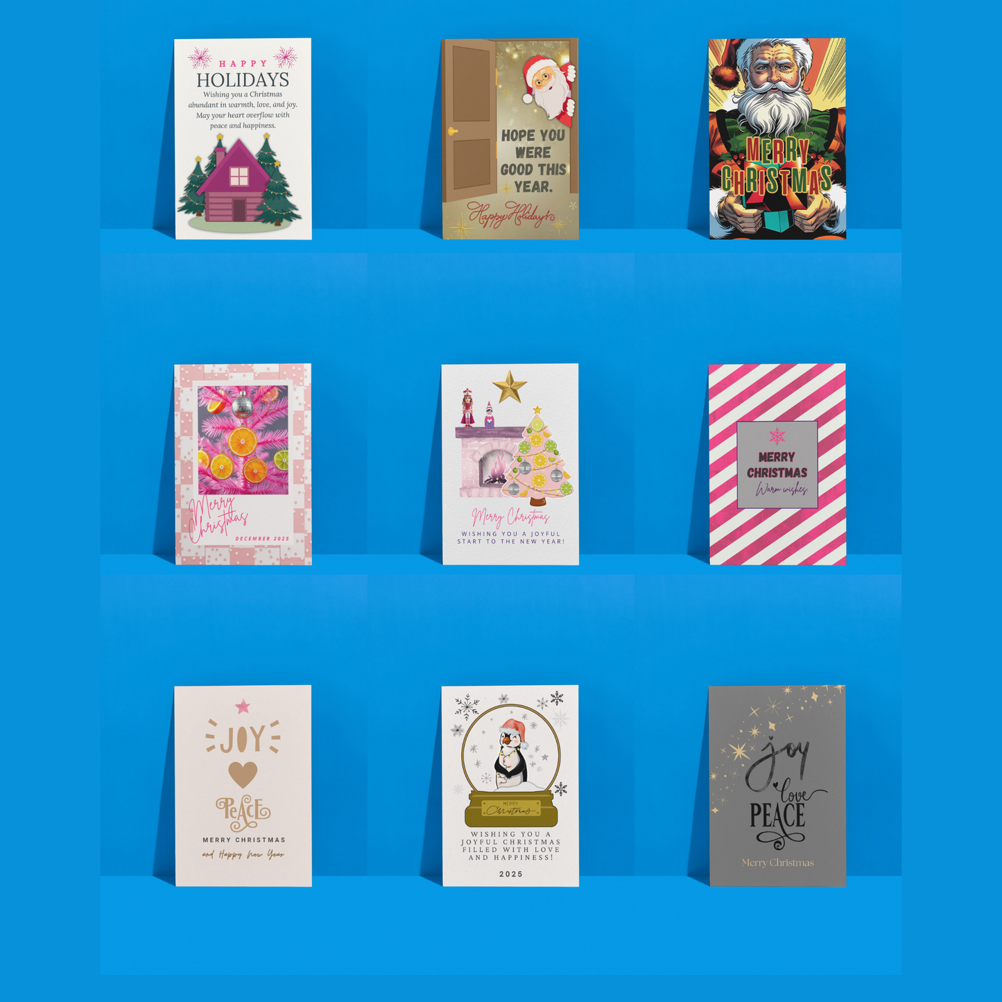 Mystery Christmas Cards 5 Pack