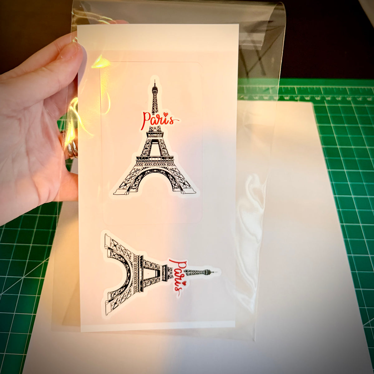 Eiffel Tower Luggage Sticker