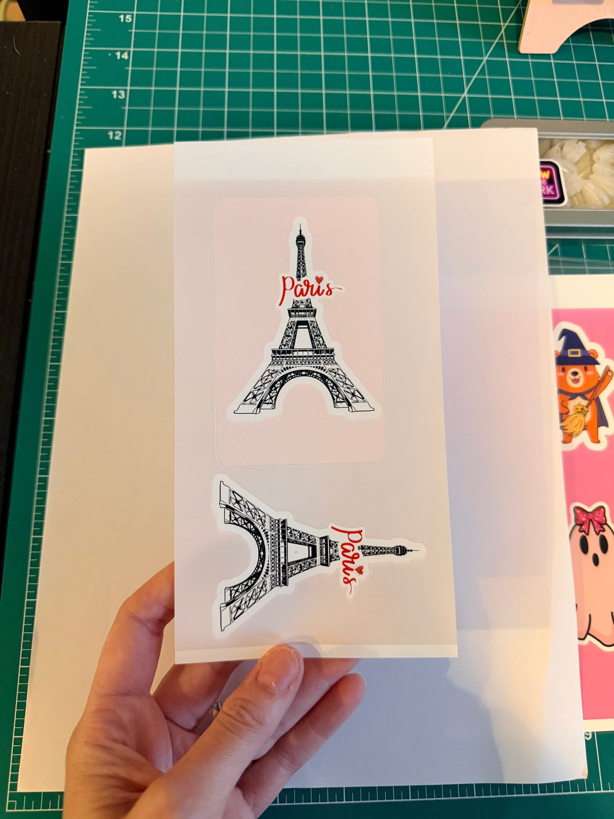 Eiffel Tower Luggage Sticker