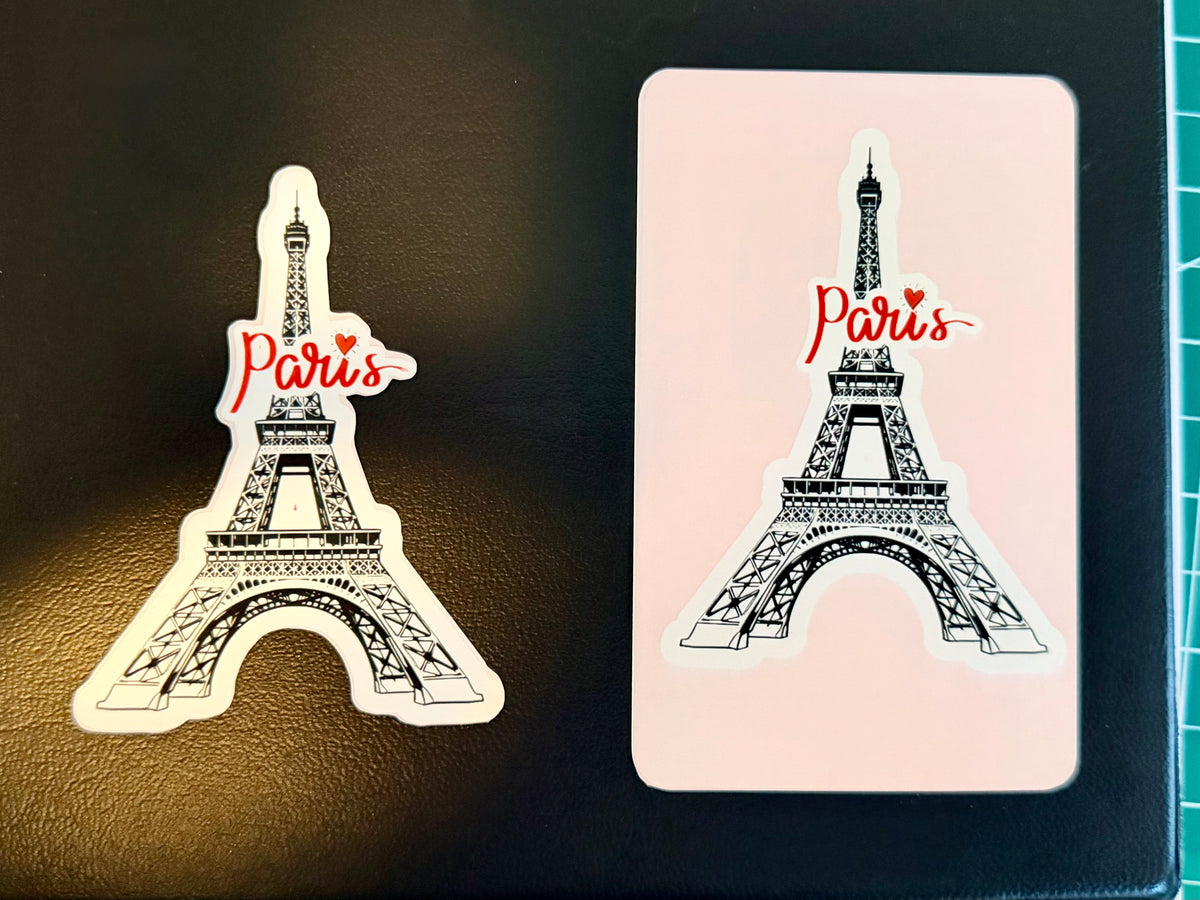 Eiffel Tower Luggage Sticker
