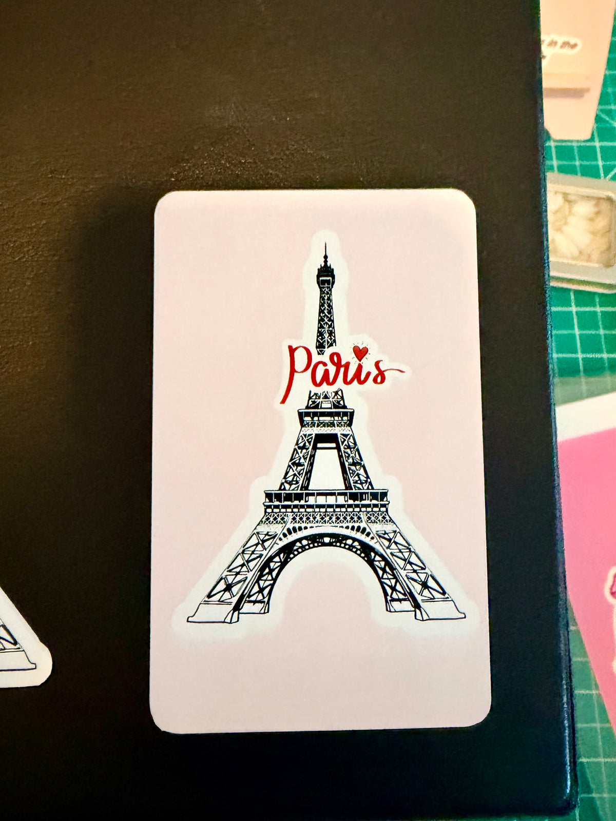 Eiffel Tower Luggage Sticker