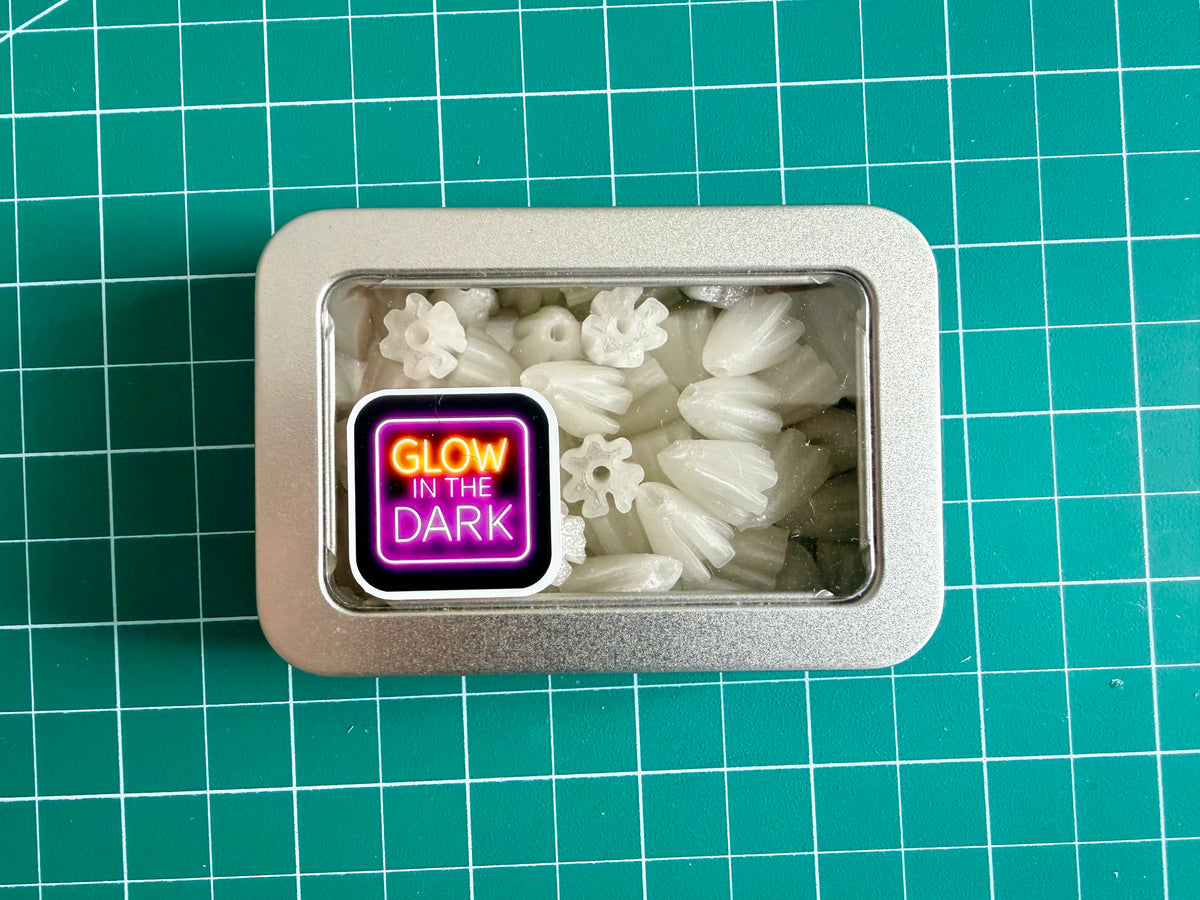 3D Ghost Glow-In-The-Dark Beads