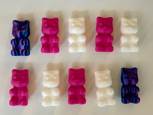Gummy Bear Magnets, Colorful Fun Magnets | Mini Decorative Magnets - 2 Sizes