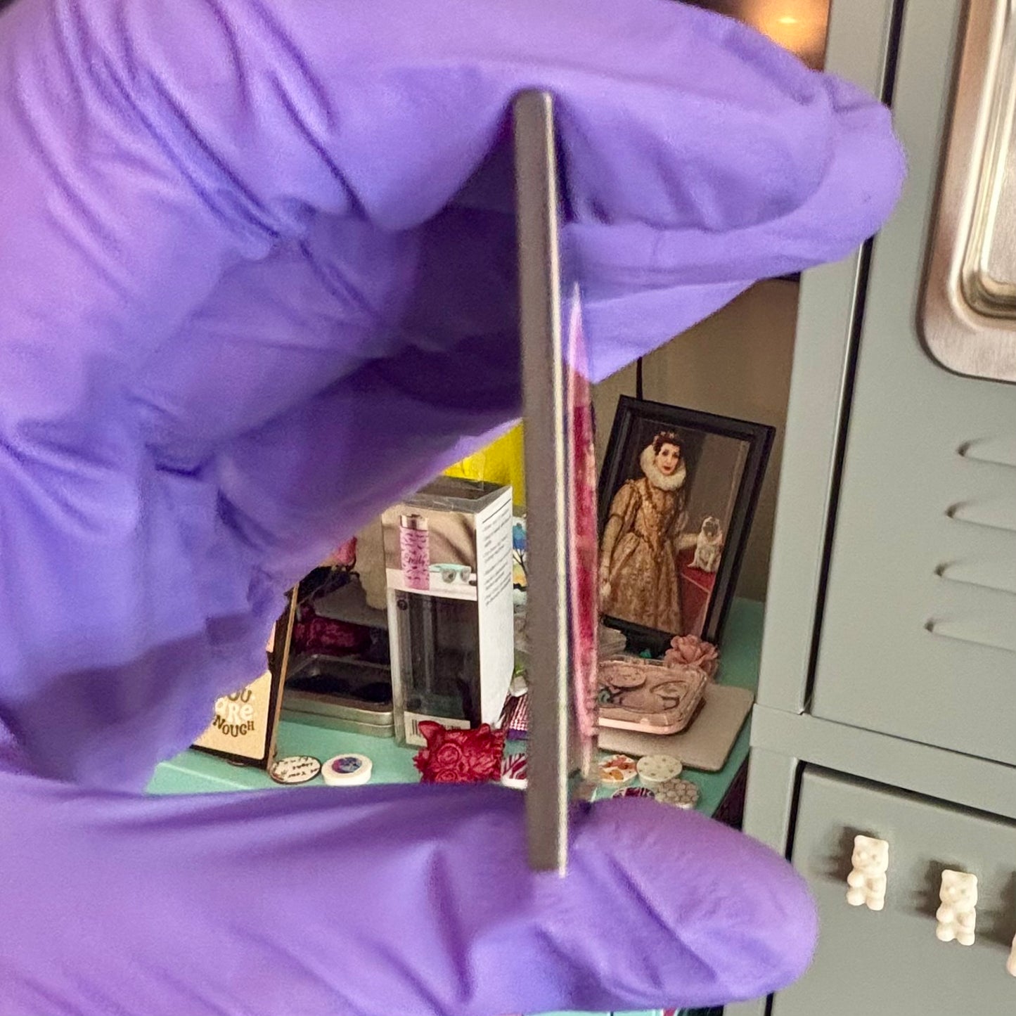 FLOWER PHOTO SQUARE MAGNET SET