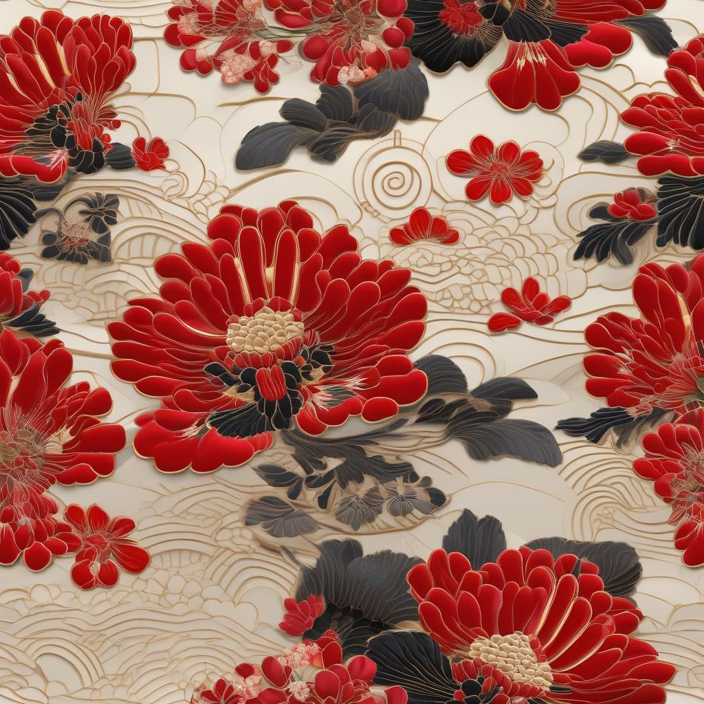 Magnetic Locker Wallpaper - Silk Kimono Collection (LE)