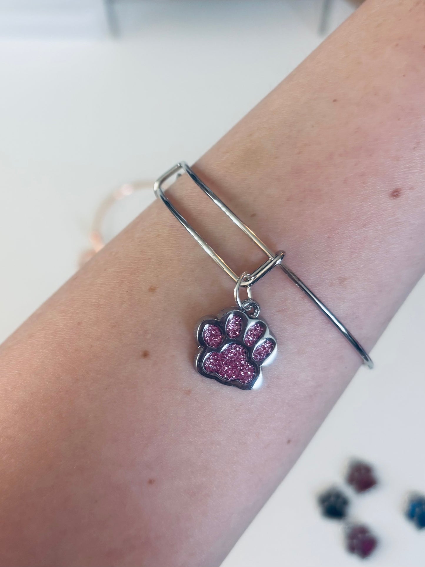 Paw Print Bracelet Dog Paw Bracelet