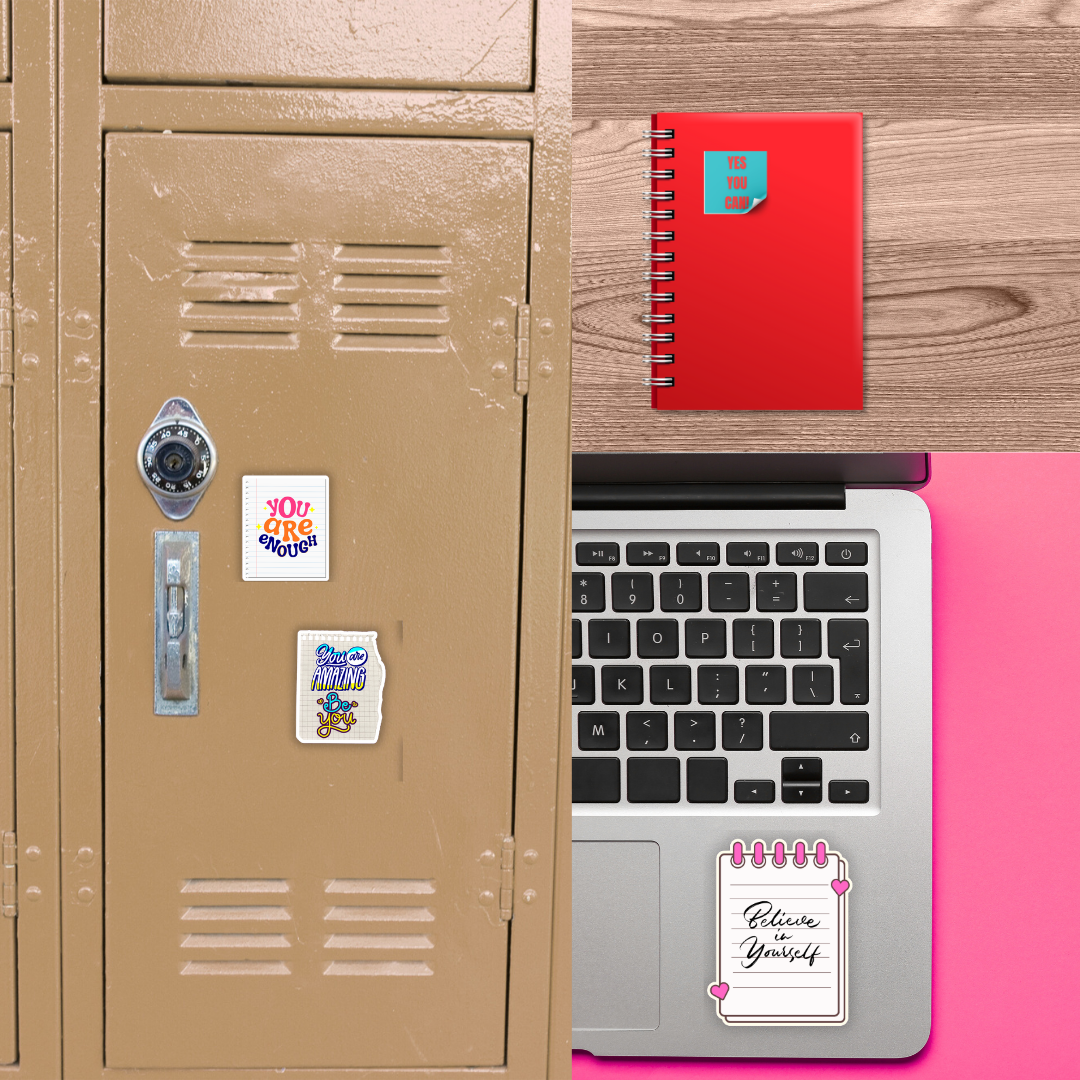 SPREAD KINDNESS MOTIVATIONAL TEMPORARY STICKERS