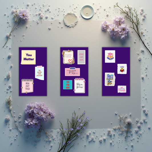 SPREAD KINDNESS MOTIVATIONAL TEMPORARY STICKERS