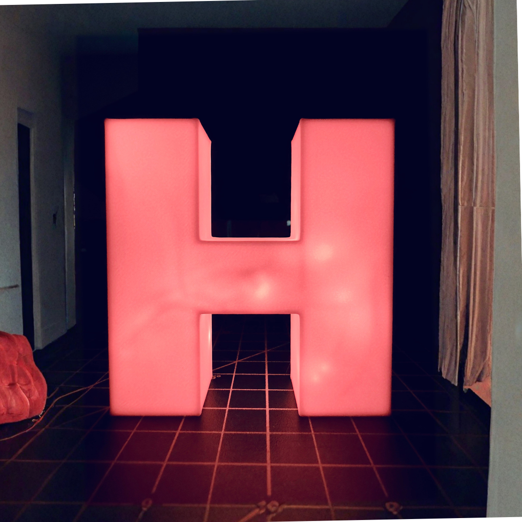Letter Lights Sign - Light Up Alphabet Letter for Locker, Home, or Wedding Decor