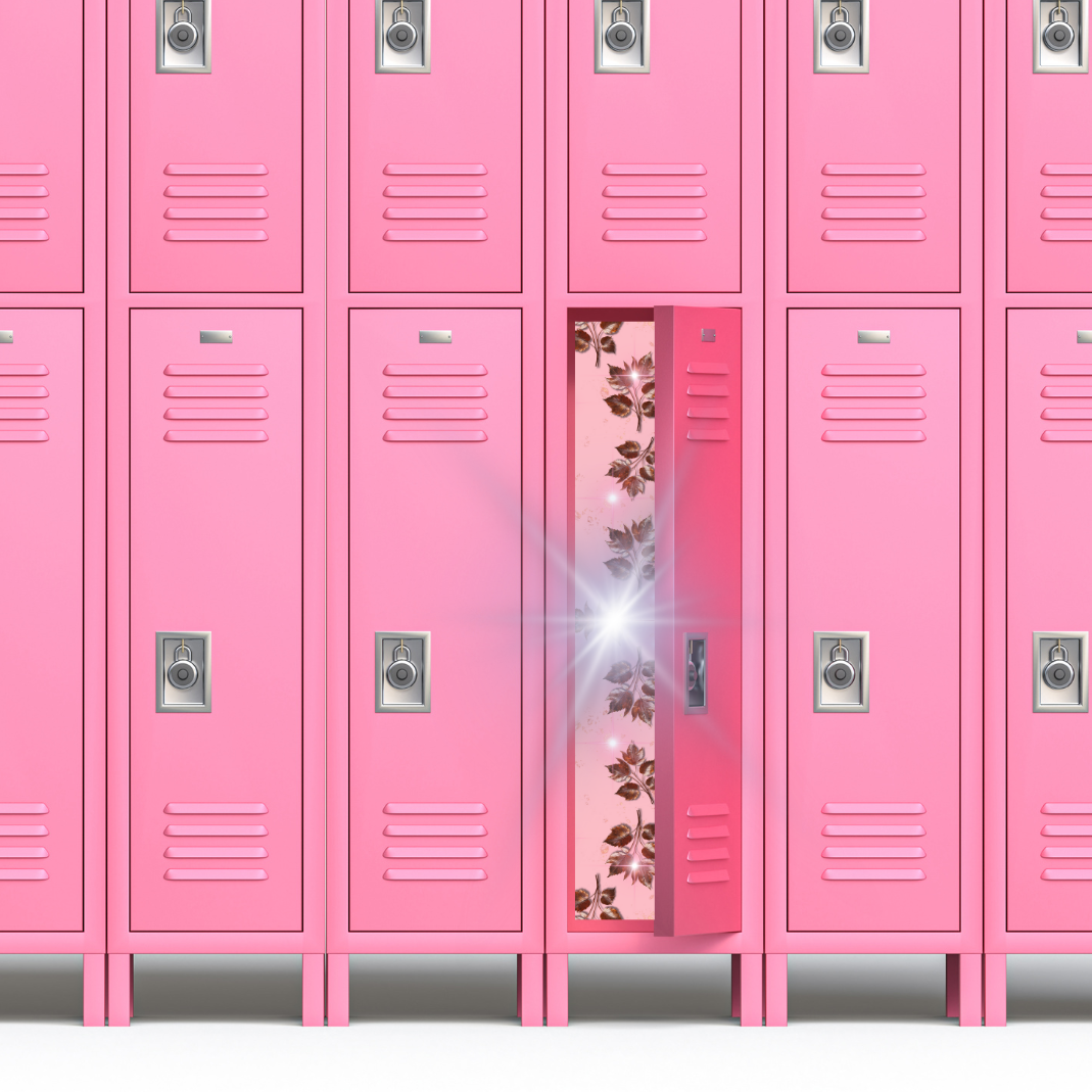 Magnetic Locker Wallpaper - Pink Marble and Metal 33 New Prints