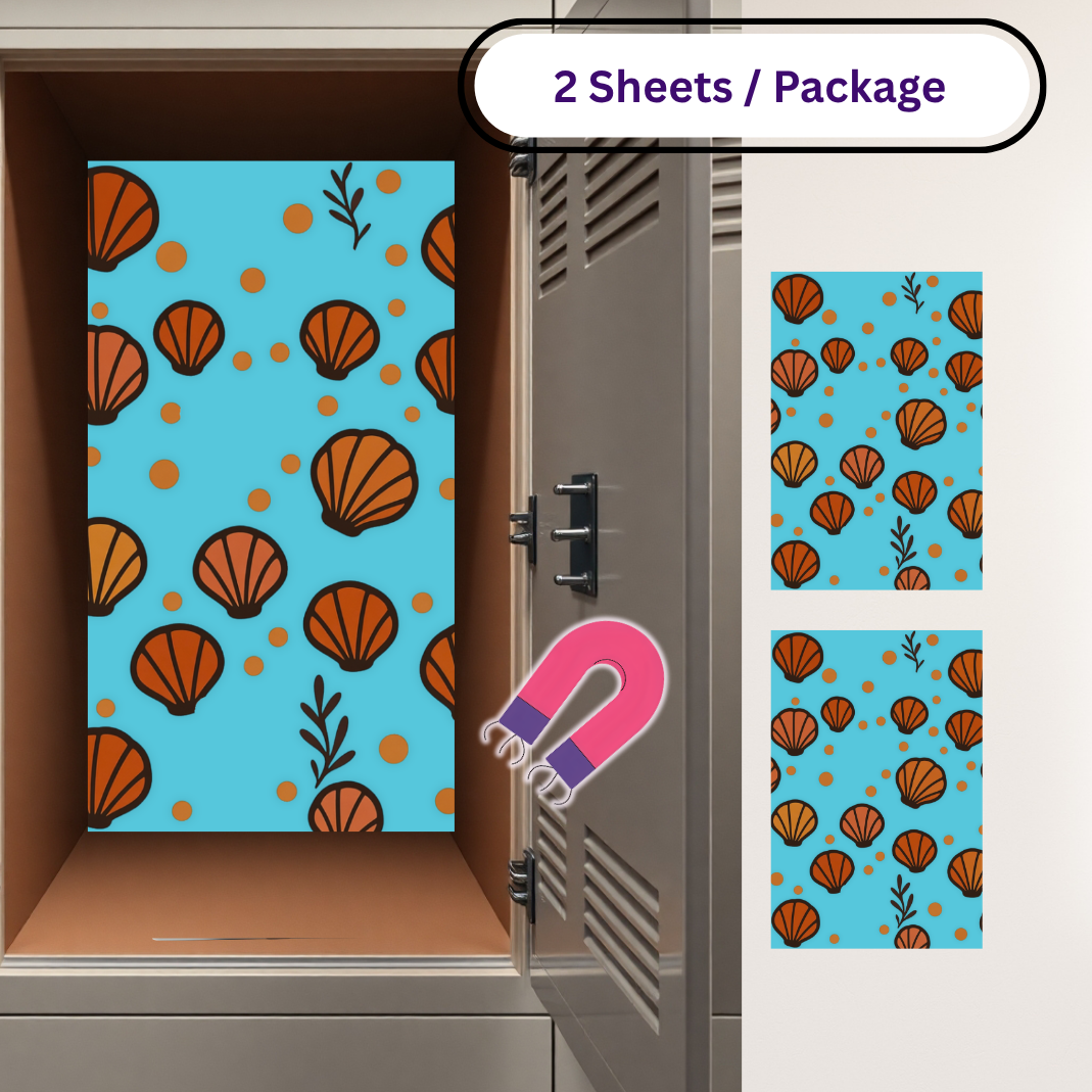 Magnetic Locker Wallpaper - Coastal