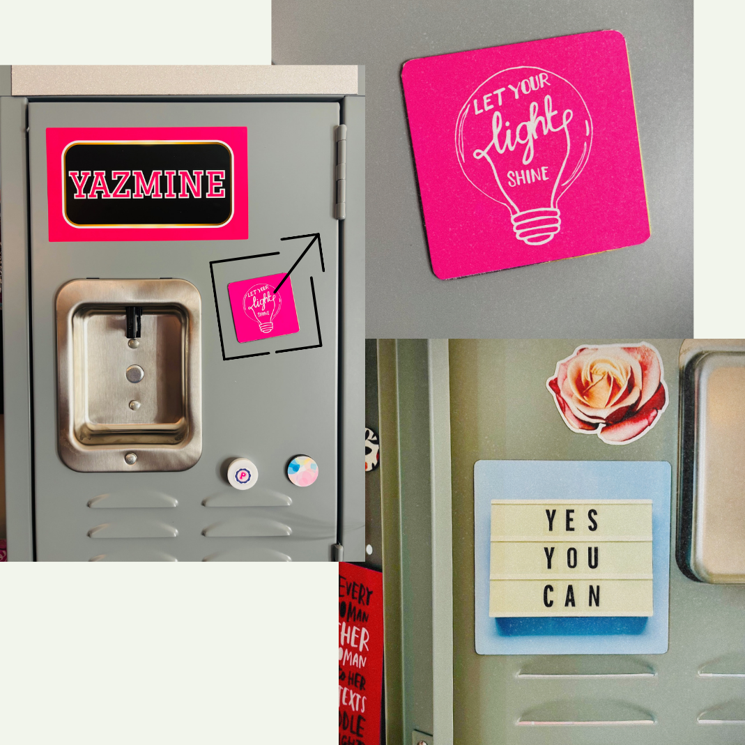 11 Pcs Inspirational Magnets Square and Rectangle Positive Affirmations