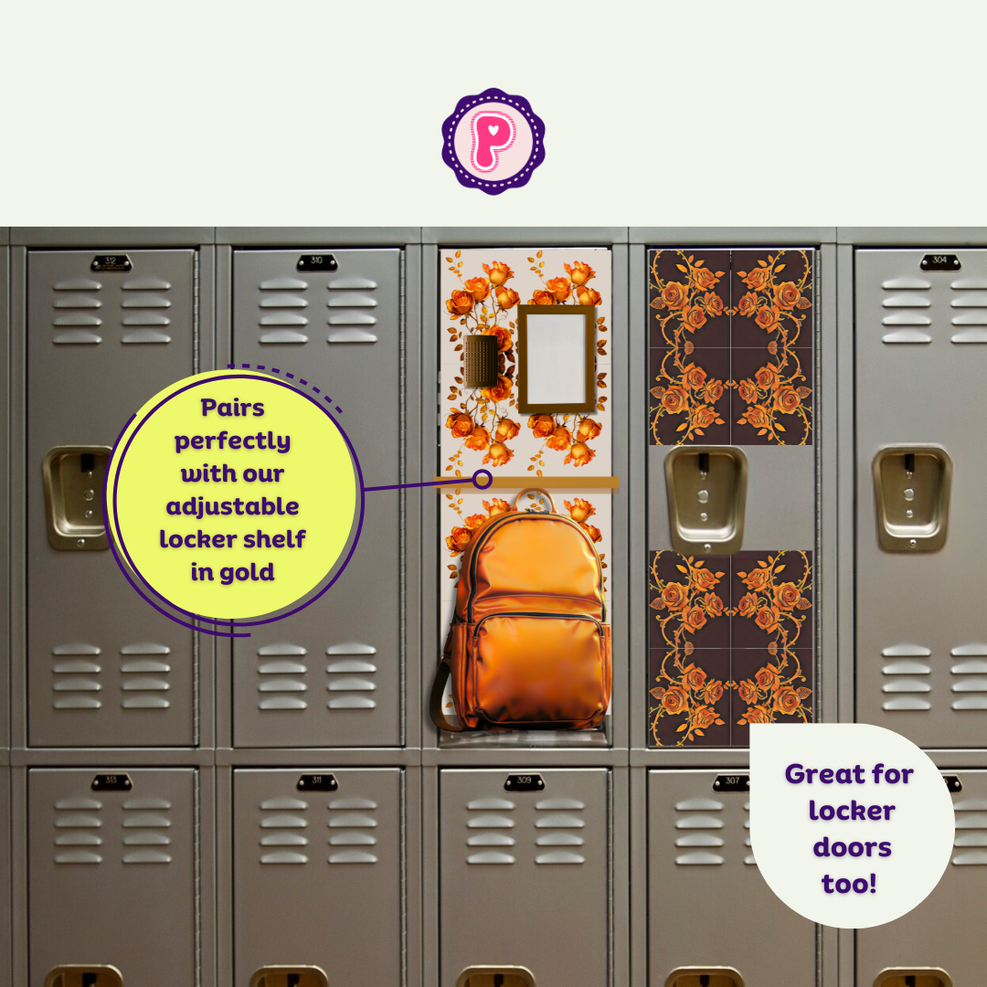 Magnetic Locker Wallpaper - Gold Collection