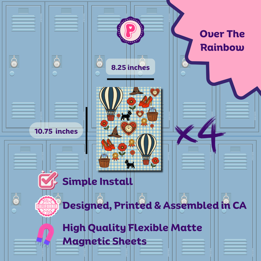 Magnetic Locker Wallpaper - Storybook Collection