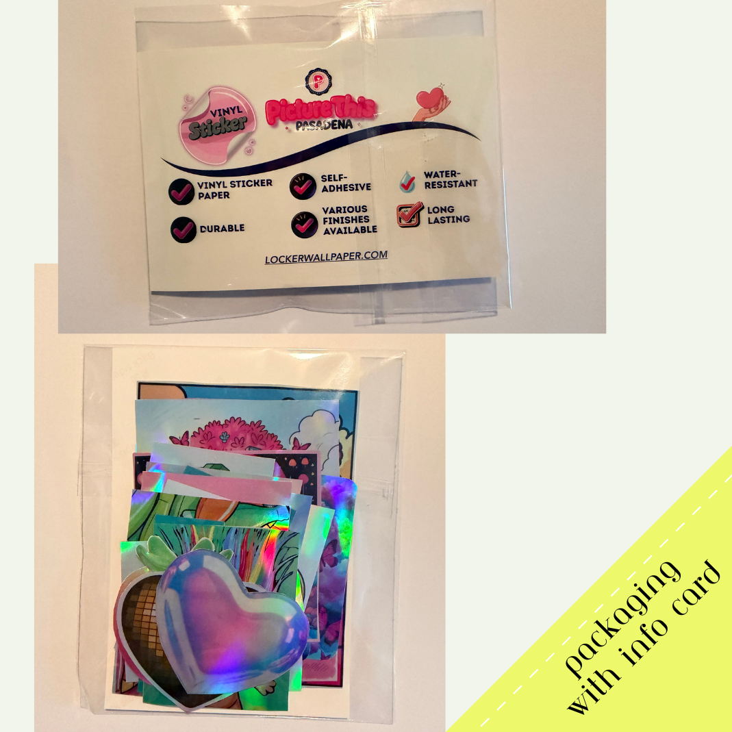25 Holographic Sticker Pack Rainbow Light