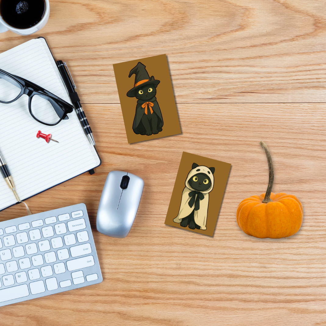 4X6 Art Print | Cats in Costume | Postcard