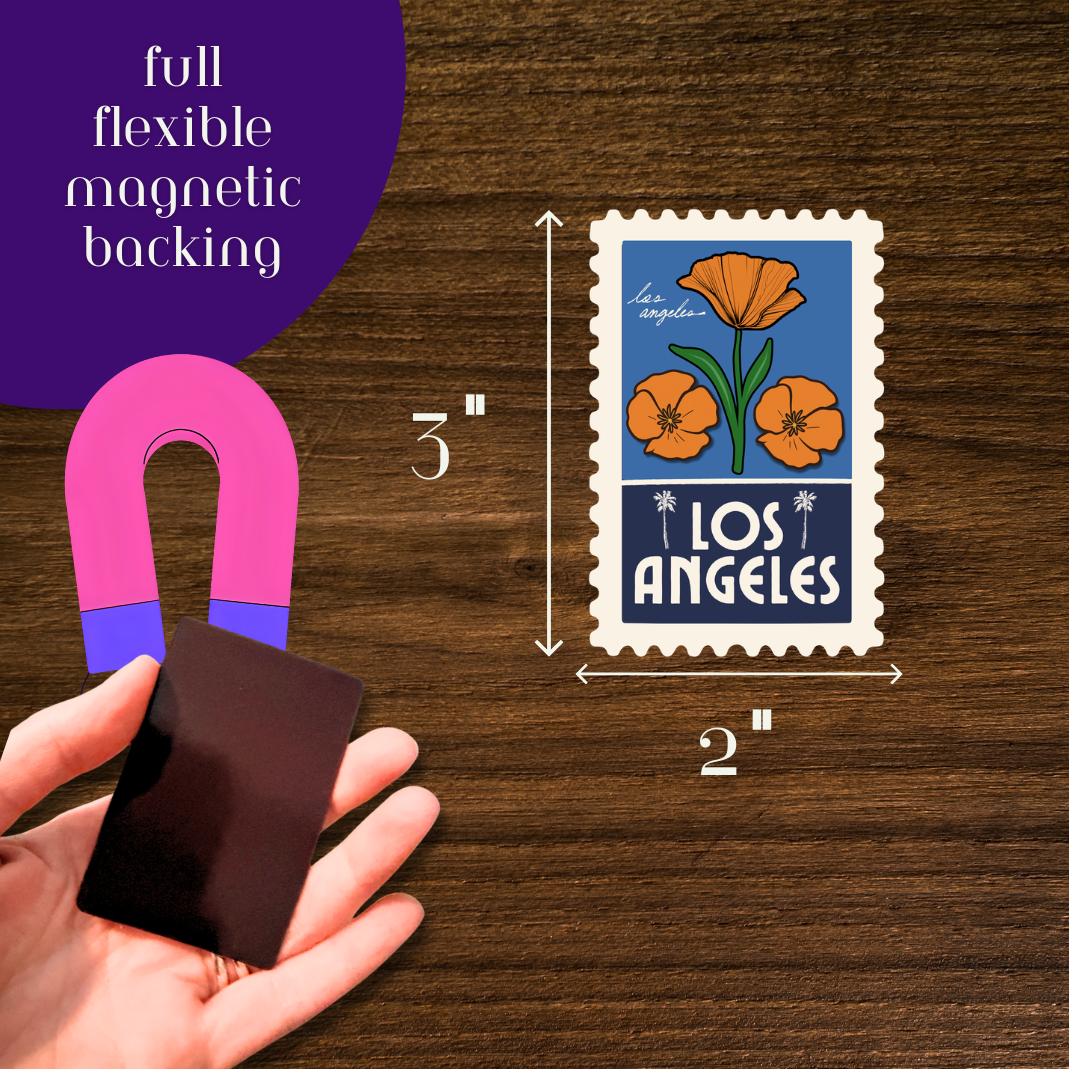 Postage Stamp Magnets
