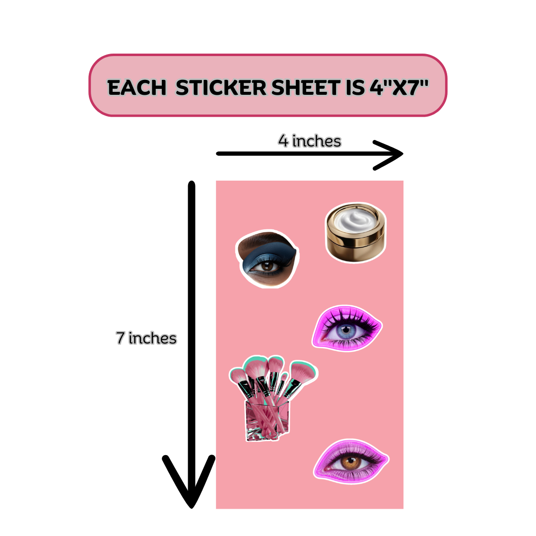 Temporary Makeup Stickers for Ikea Drawers