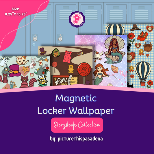 Magnetic Locker Wallpaper - Storybook Collection